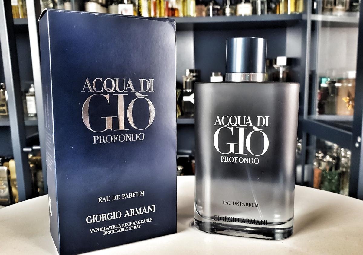 Acqua di Giò Profondo Parfum Giorgio Armani Colônia a novo fragrância