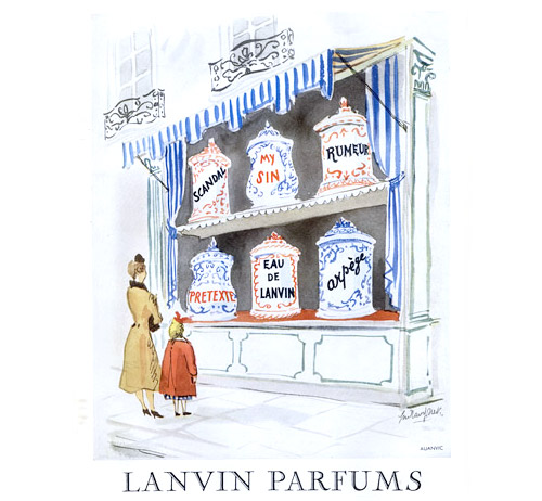 Lanvin retro ad