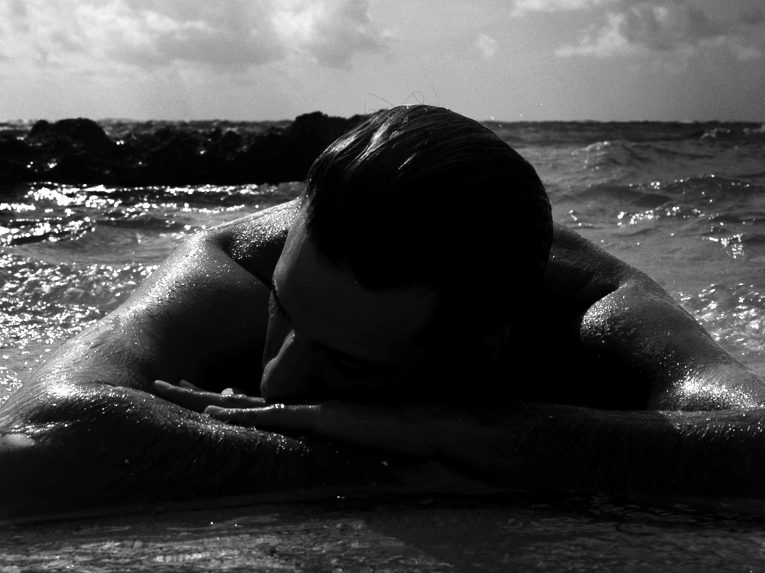 Man on a beach