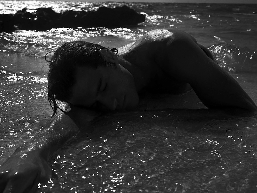 Man on a beach