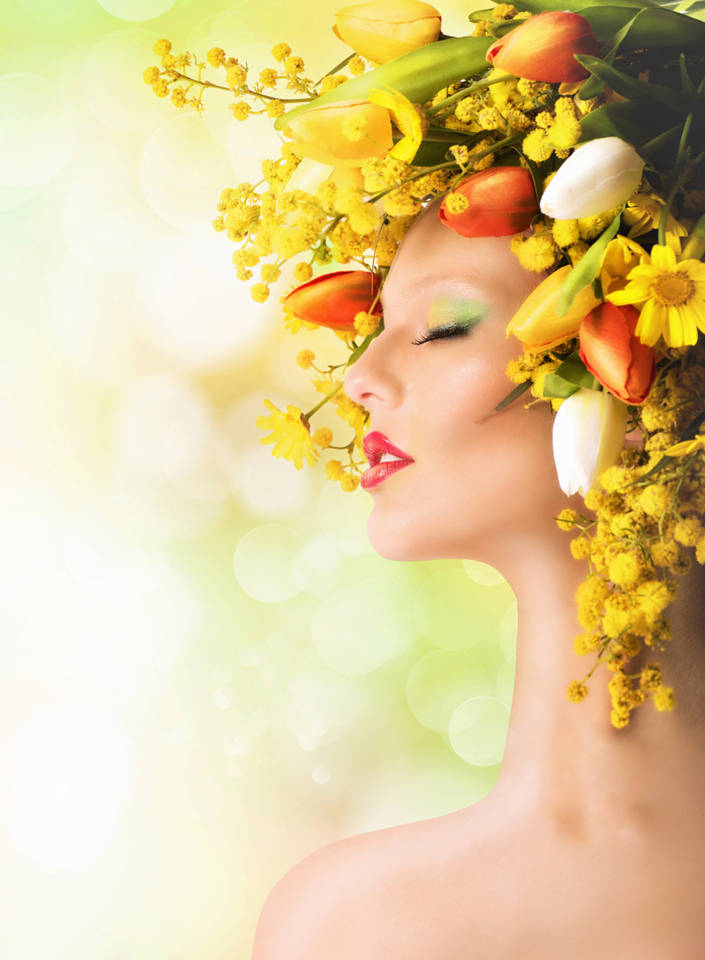 mimosa themed photo