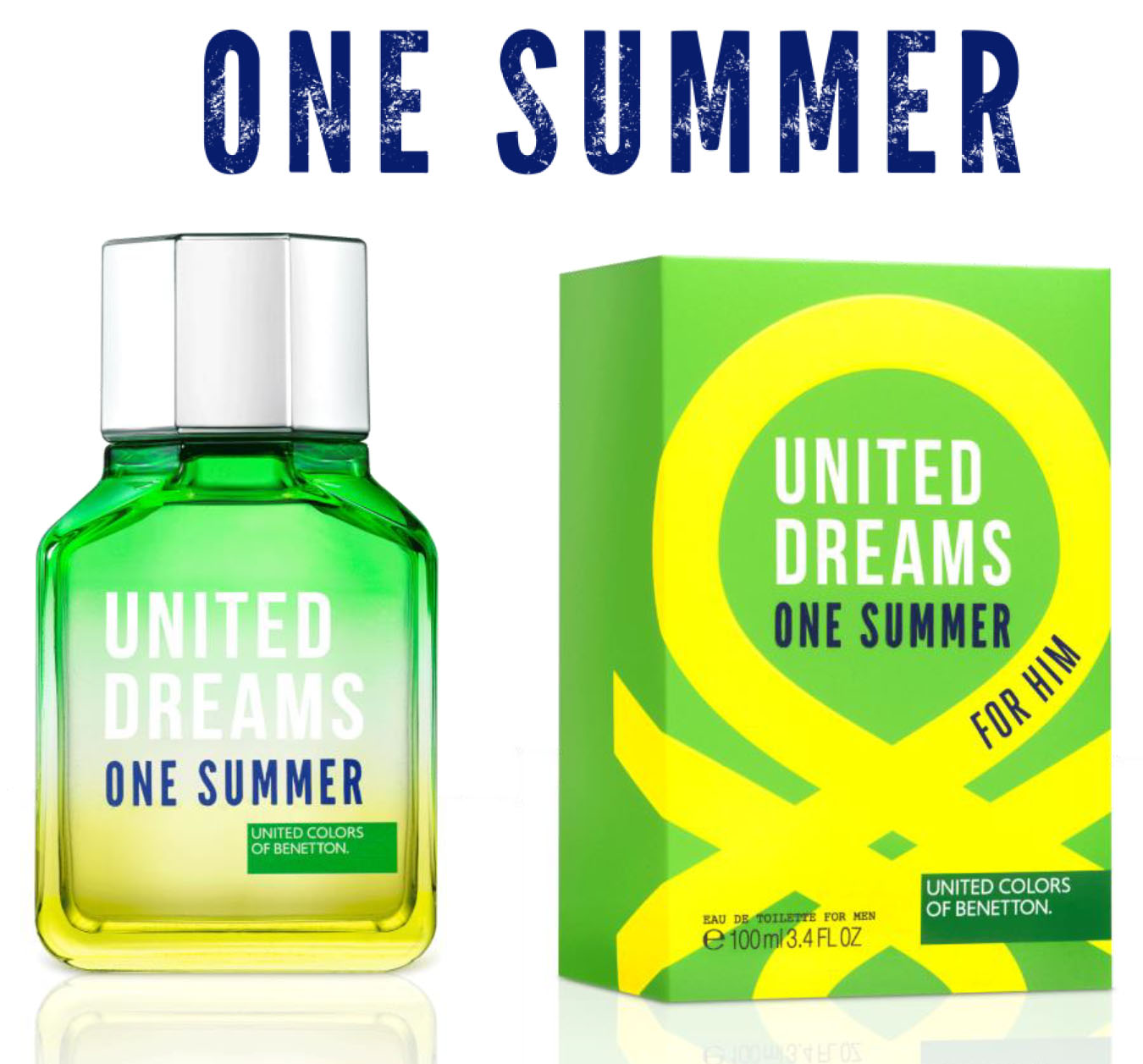 benetton one summer flacon and box