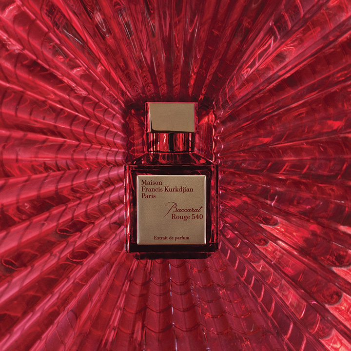baccarat rouge 540 extrait de parfum ad