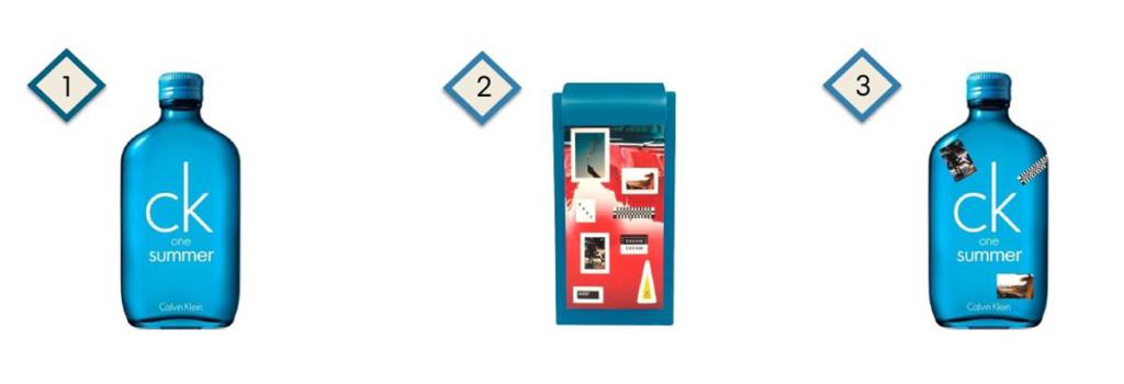 CK One Summer packaging with stickers