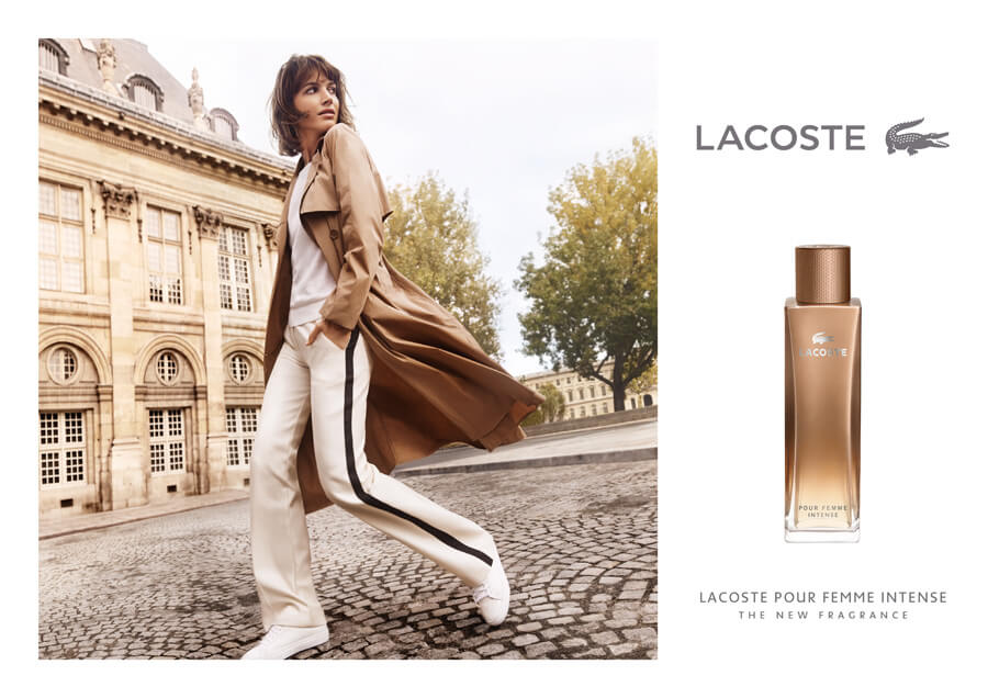 Lacoste pour Femme Intense ad