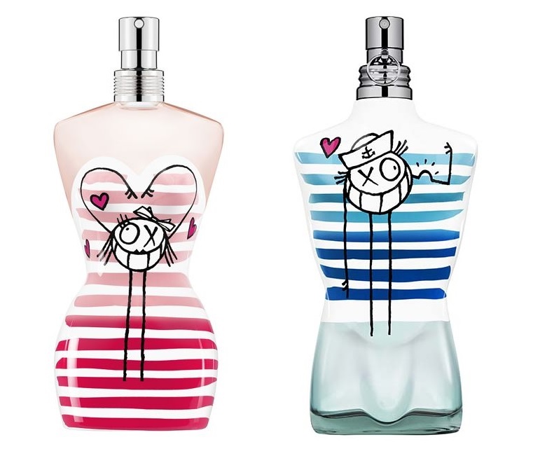 Jean Paul Gaultier x André Limited Editions  New summer limited editions of Classique Eau Fraîche and Le Male Eau Fraîche