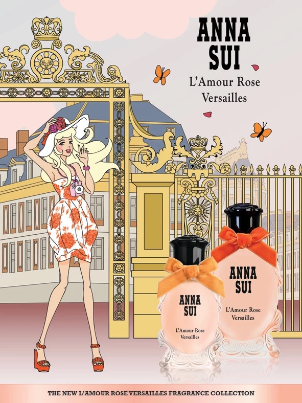 Anna Sui L'Amour Rose Versailles ad