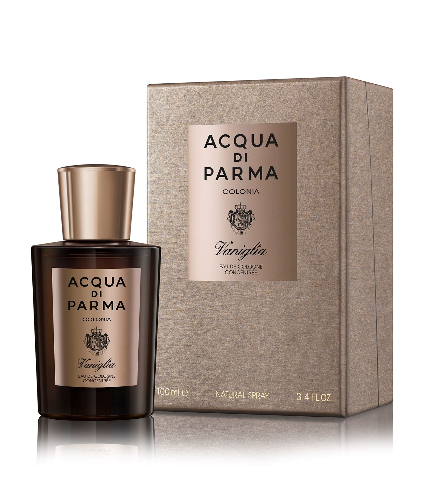 acqua di parma colonia vaniglia flacon and box