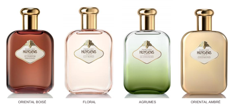 collection of the Colognes Intenses Huygens