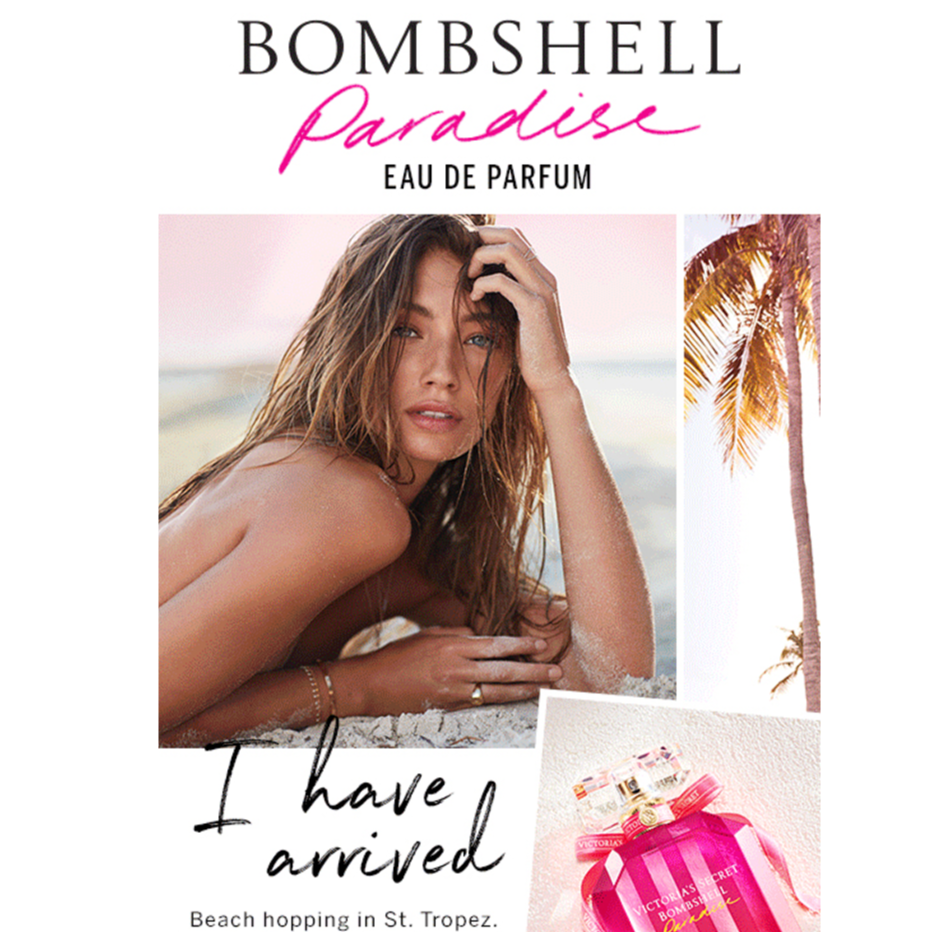 Bombshell Paradise advert