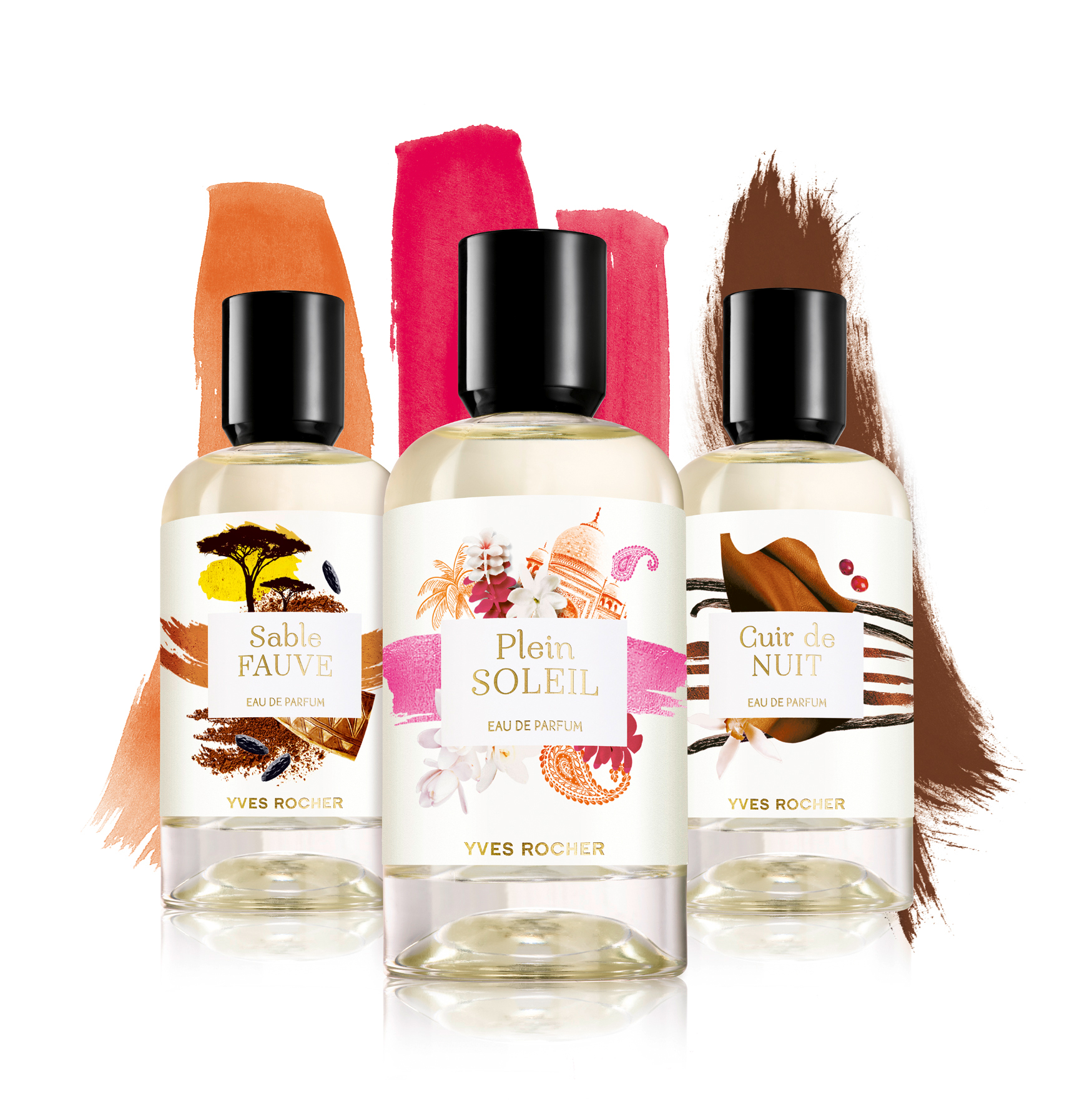Yves Rocher Eaux de Parfum Collection by Amandine Clerc-Marie, Fabrice Pellegrin, and Marie Salamagne ~ New Fragrances