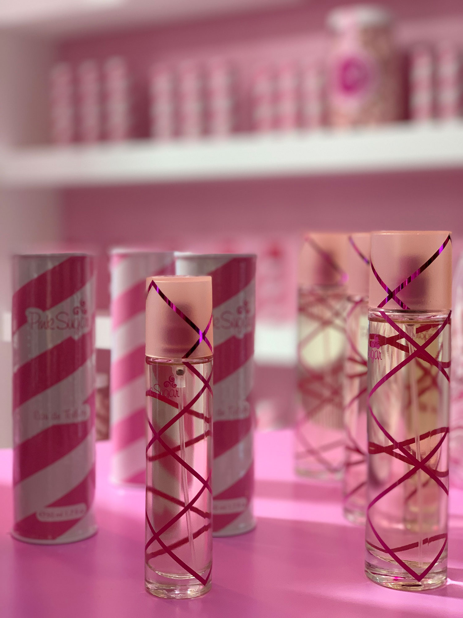 pink sugar booth at tfwa 2019