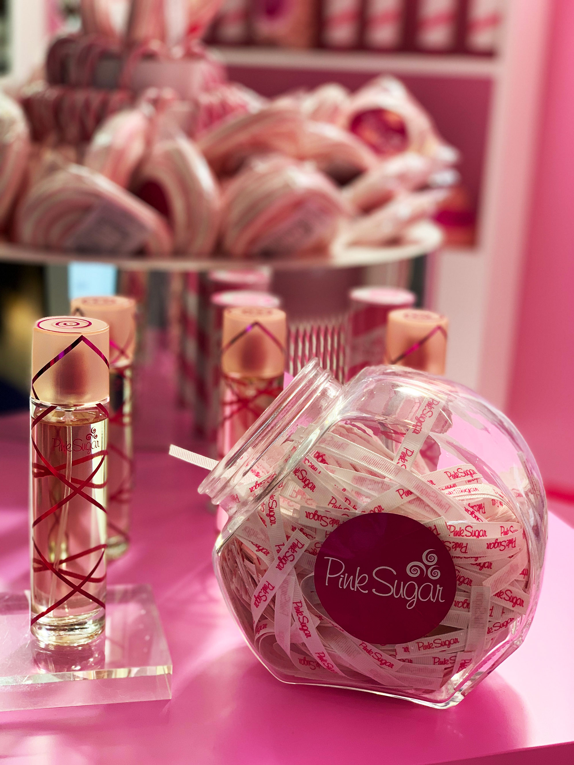 pink sugar booth at tfwa 2019