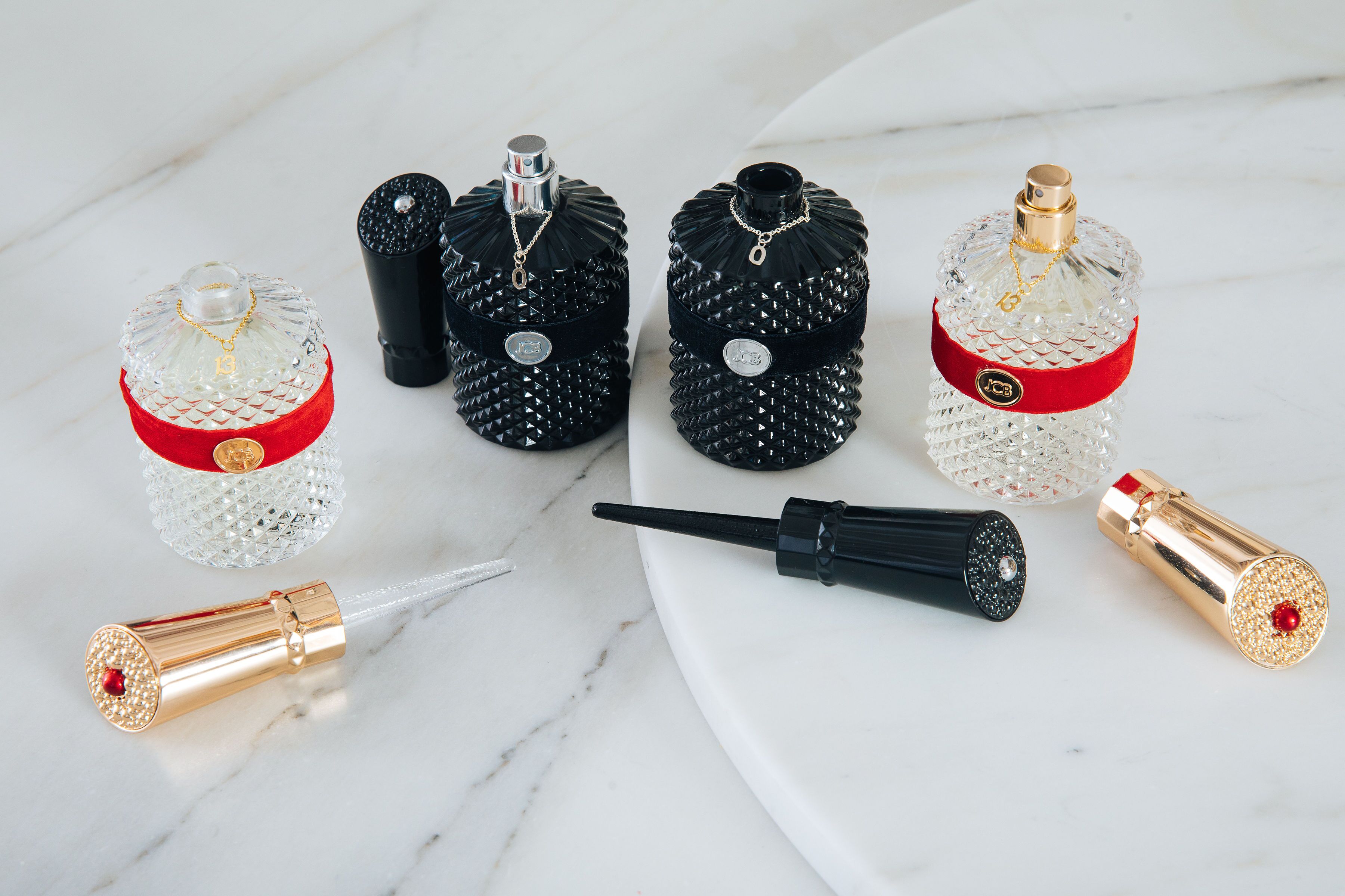 JCB Wine inspired perfumes w/stoppers