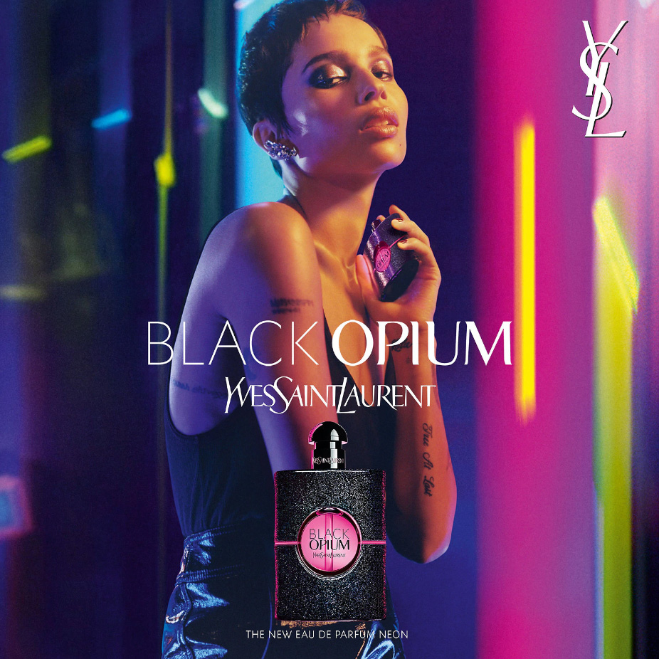 zakdoek Madeliefje Nuchter Yves Saint Laurent Black Opium Neon Eau de Parfum ~ New Fragrances
