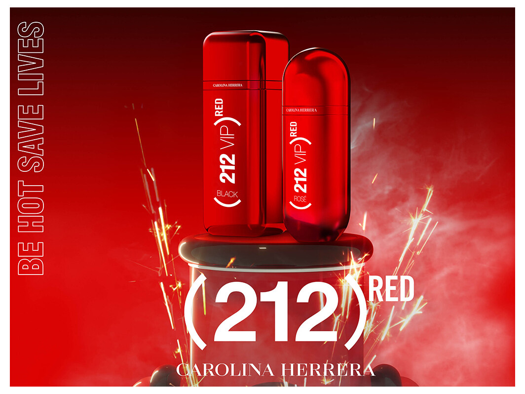 Carolina Herrera 212 VIP Rosé Red & 212 VIP Black Red