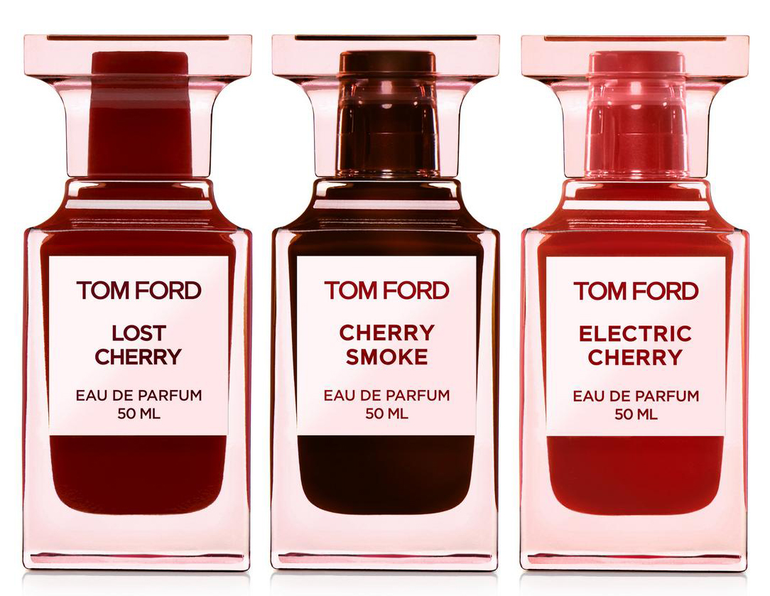 Recenze Lost Cherry, Cherry Smoke a Electric Cherry od Toma Forda ...