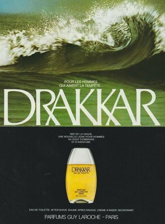 Drakkar: первый мужской аромат Guy Laroche ~ Винтажные ароматы