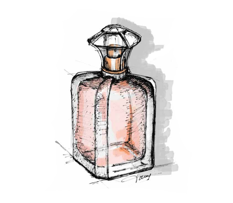 manoush fragrance - the bottle