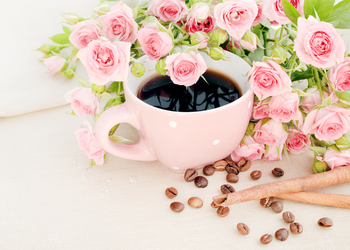 Утроев. Кофе и цветы. Кофе и цветы картинки. Прекрасного утра. Утро цветы.