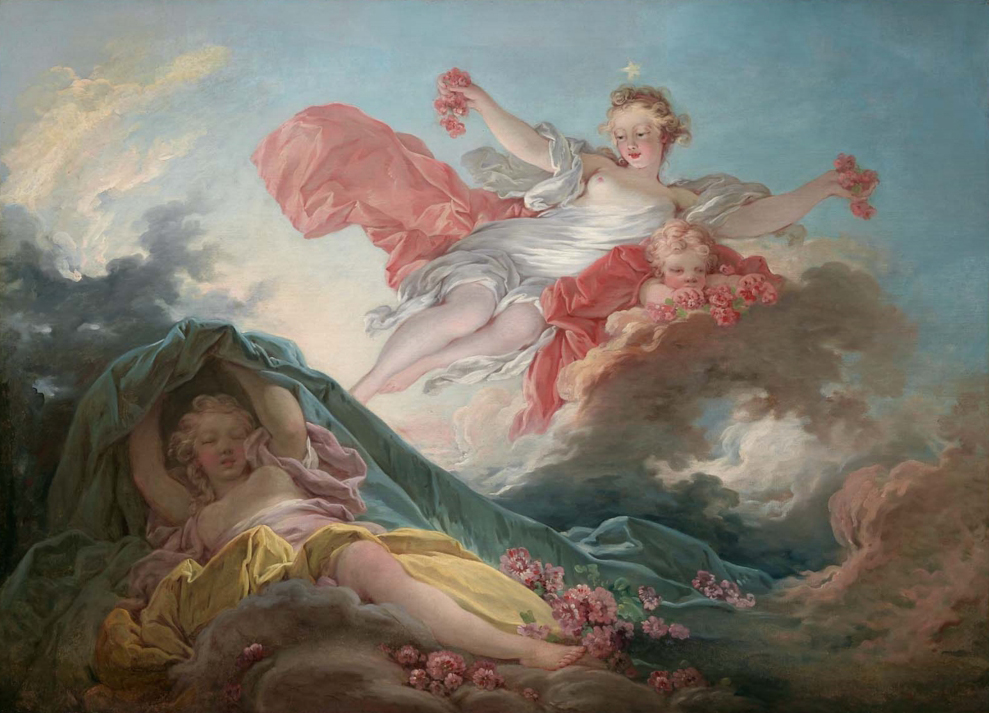Charles-Antoine Coypel La destruction du palais d'Armide Nancy (détail) Painting