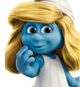 smurf woman