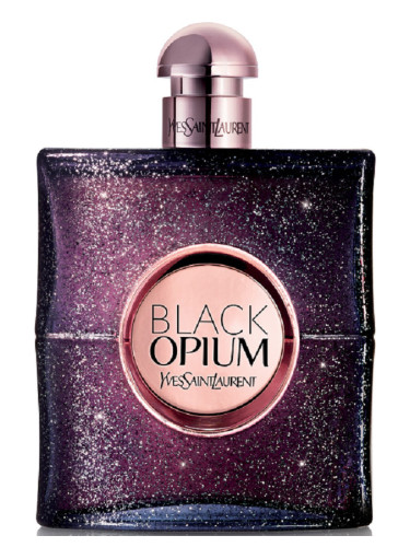 stereo karton voorkant Black Opium Nuit Blanche Yves Saint Laurent perfume - a fragrance for women  2016