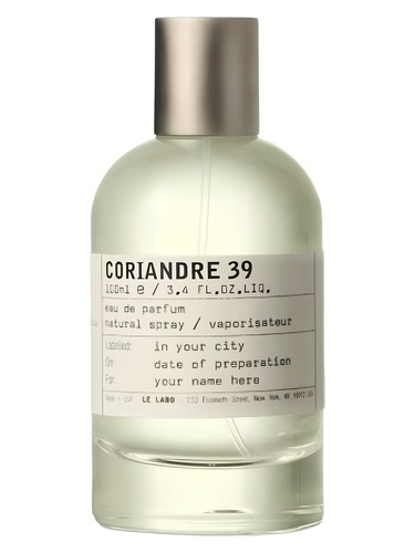 Coriandre 39 Le Labo parfum - un nouveau parfum pour homme et femme 2024
