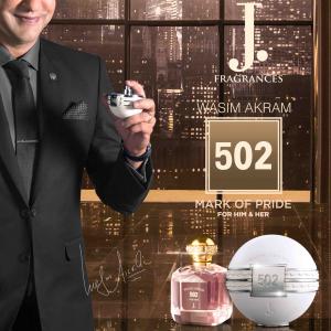 wasim akram for her perfume