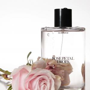 zara rose petal drops perfume