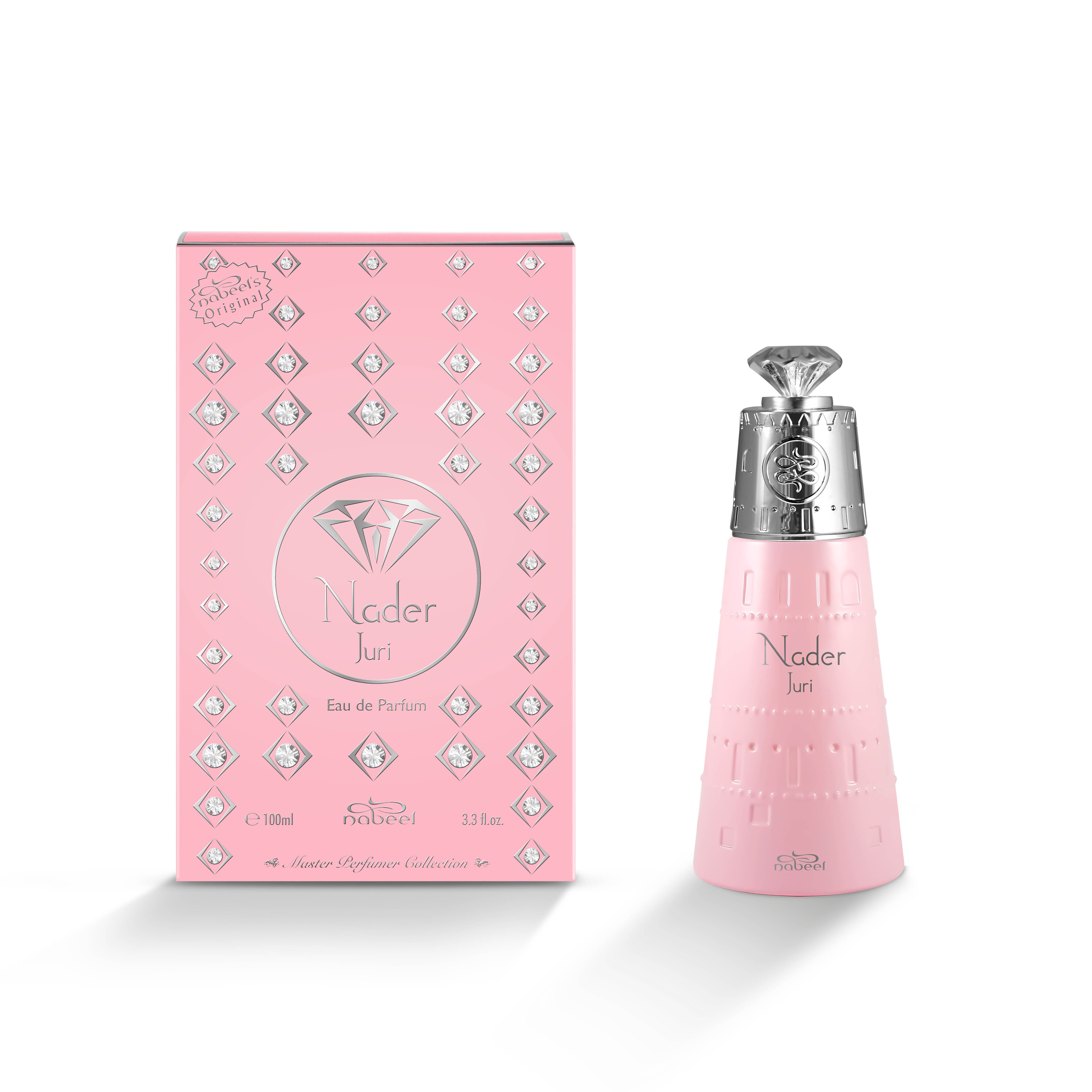 NABEEL Nader Juri Duftwasser 250 Ml - Blumig-frischer Duft Mit Rhabarber, Litschi & Rose
