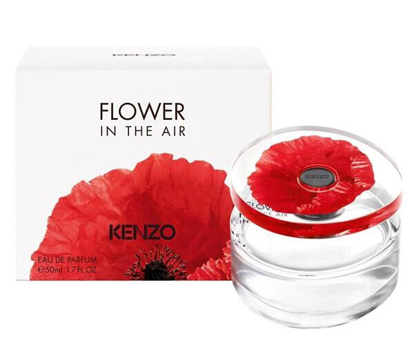 flower by kenzo in the air