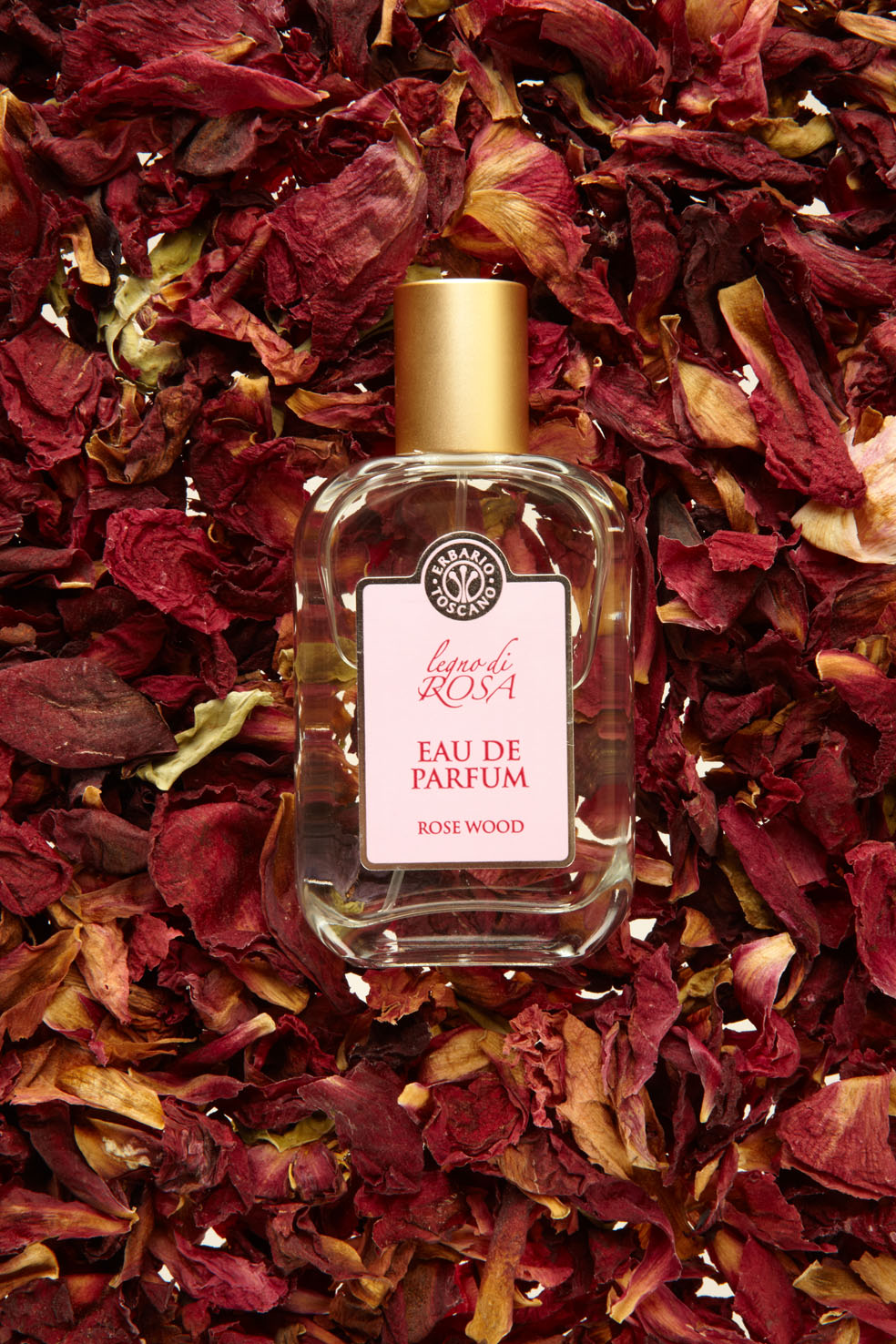 Parfum L'Erbolario Rosa - Ligne Parfumée à La Rose, 50 Ml, Spray, Origine Italie - Neuf Sous Emballage, Senteur Florale Romantique Et Naturelle