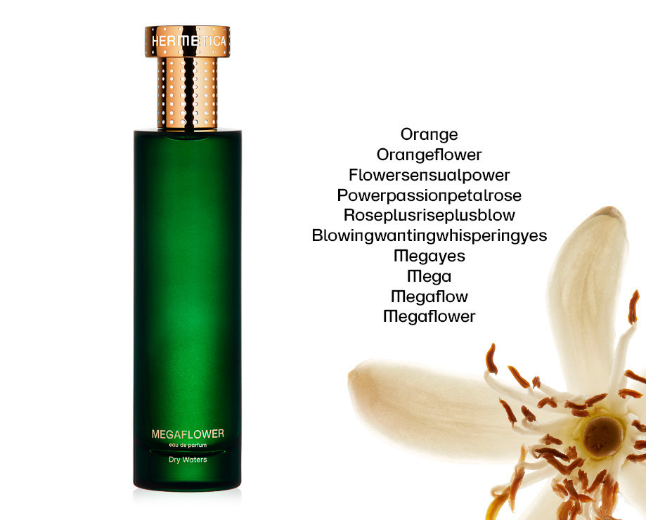 Megaflower Hermetica perfume a fragrância Compartilhável 2018