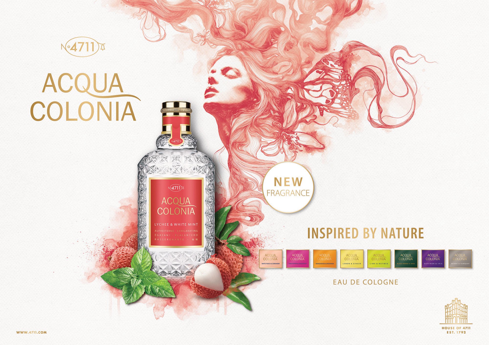 4711 Acqua Colonia Lychee & White Mint 4711 perfume - a new fragrance ...