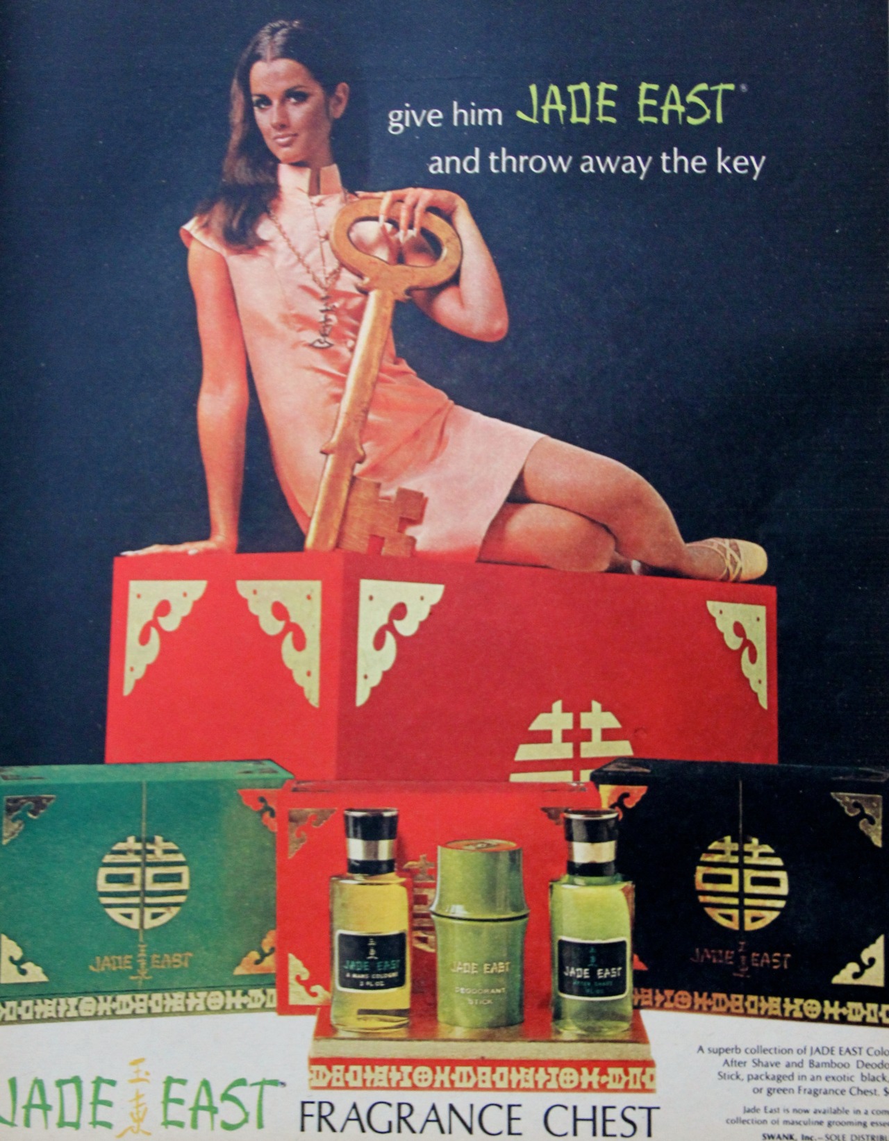 Jade East Swank Inc ماء كولونيا a fragrance للرجال 1964
