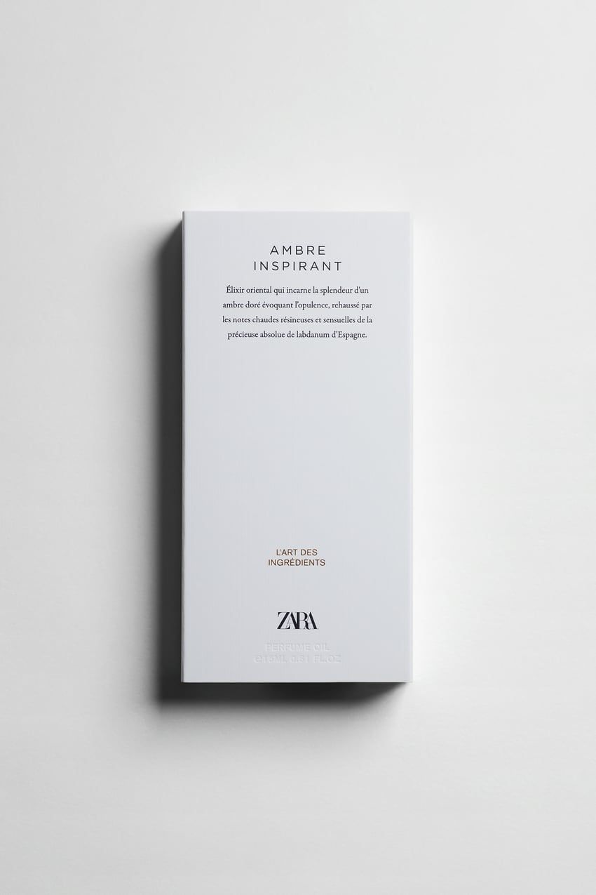Ambre Inspirant Perfume Oil Zara parfum een nieuwe geur voor dames 2022