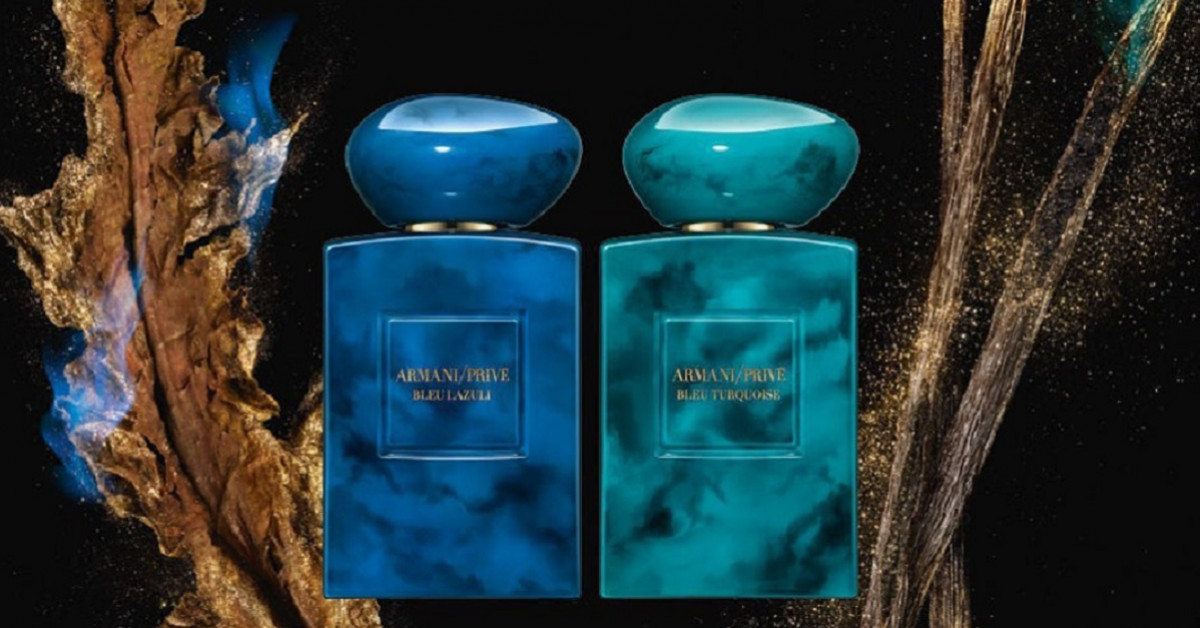 armani prive blue turquoise
