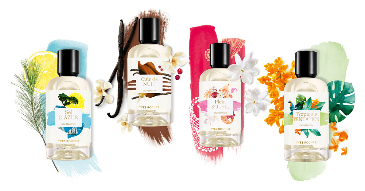 Yves Rocher Eaux de Parfum Collection by Amandine Clerc-Marie, Fabrice Pellegrin, and Marie Salamagne ~ New Fragrances