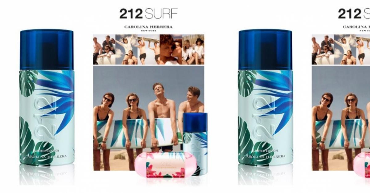 Carolina Herrera 212 Surf For Him 2024 favors