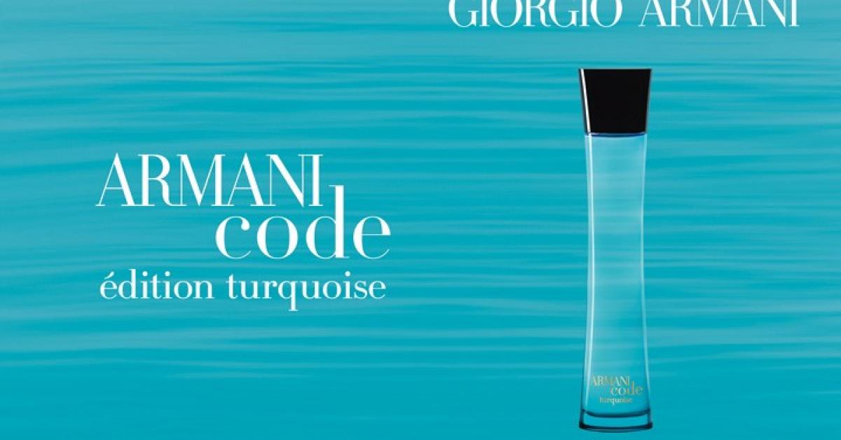 giorgio armani code femme turquoise