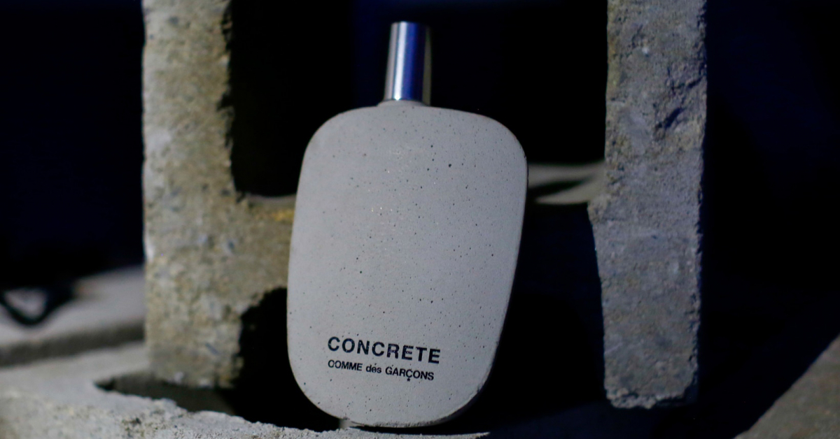 comme des garcons concrete sample
