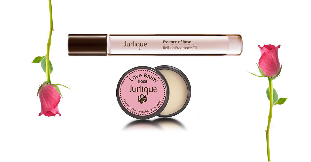Jurlique's Rose Essence und Love Balm Körper und Hautpflege