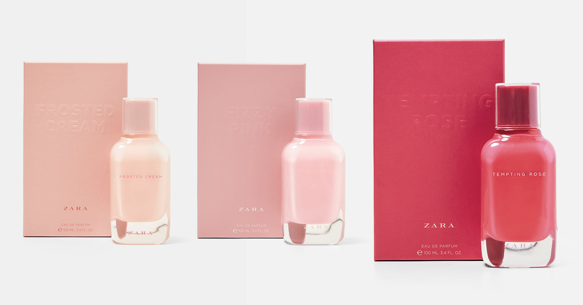 Zara Frosted Cream, Fizzy Pink, Tempting Rose Perfumowe nowości