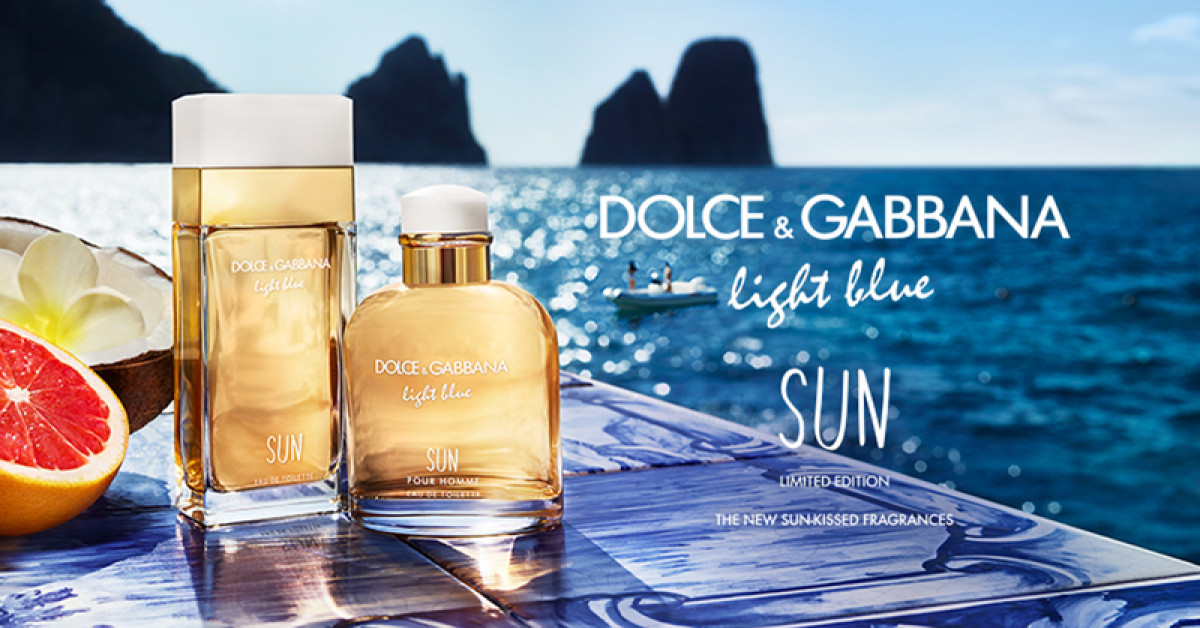 dolce gabbana blue sun