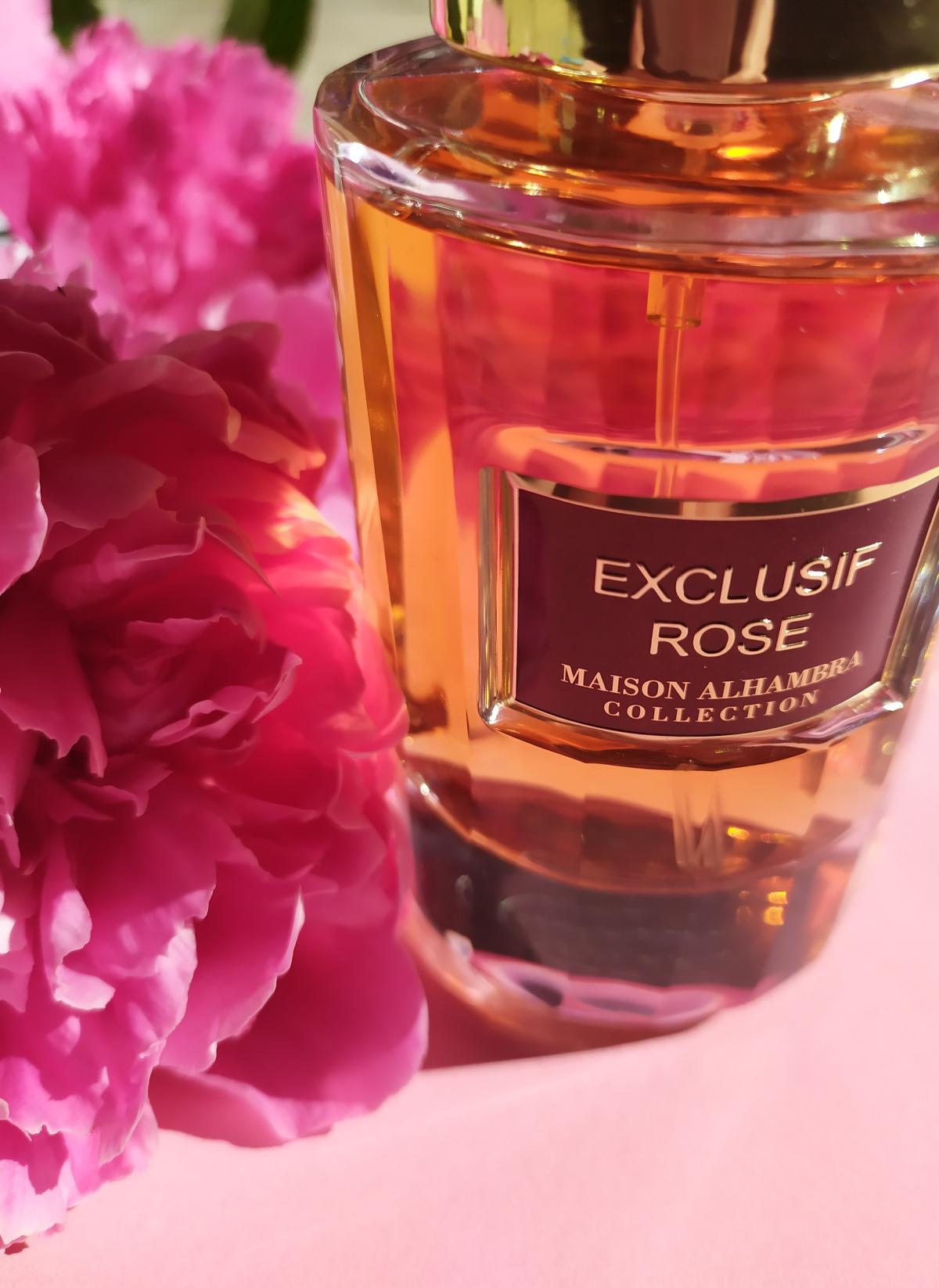 exclusif rose maison alhambra perfume a novo fragrância feminino 2022