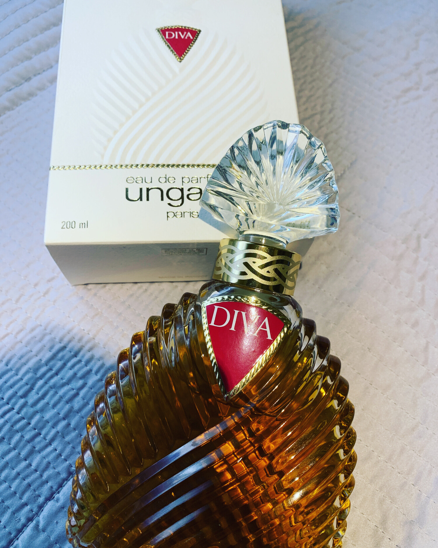 Factice Bouteille Parfum Diva Emanuel Ungaro - 11,5cm, 30ml, Neuf