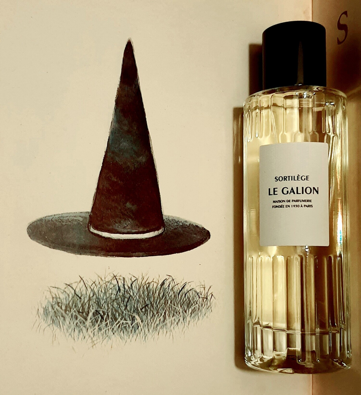 Publicité Presse Vintage 1956 – Parfum Sortilège Le Galion – Illustrateur Maurel