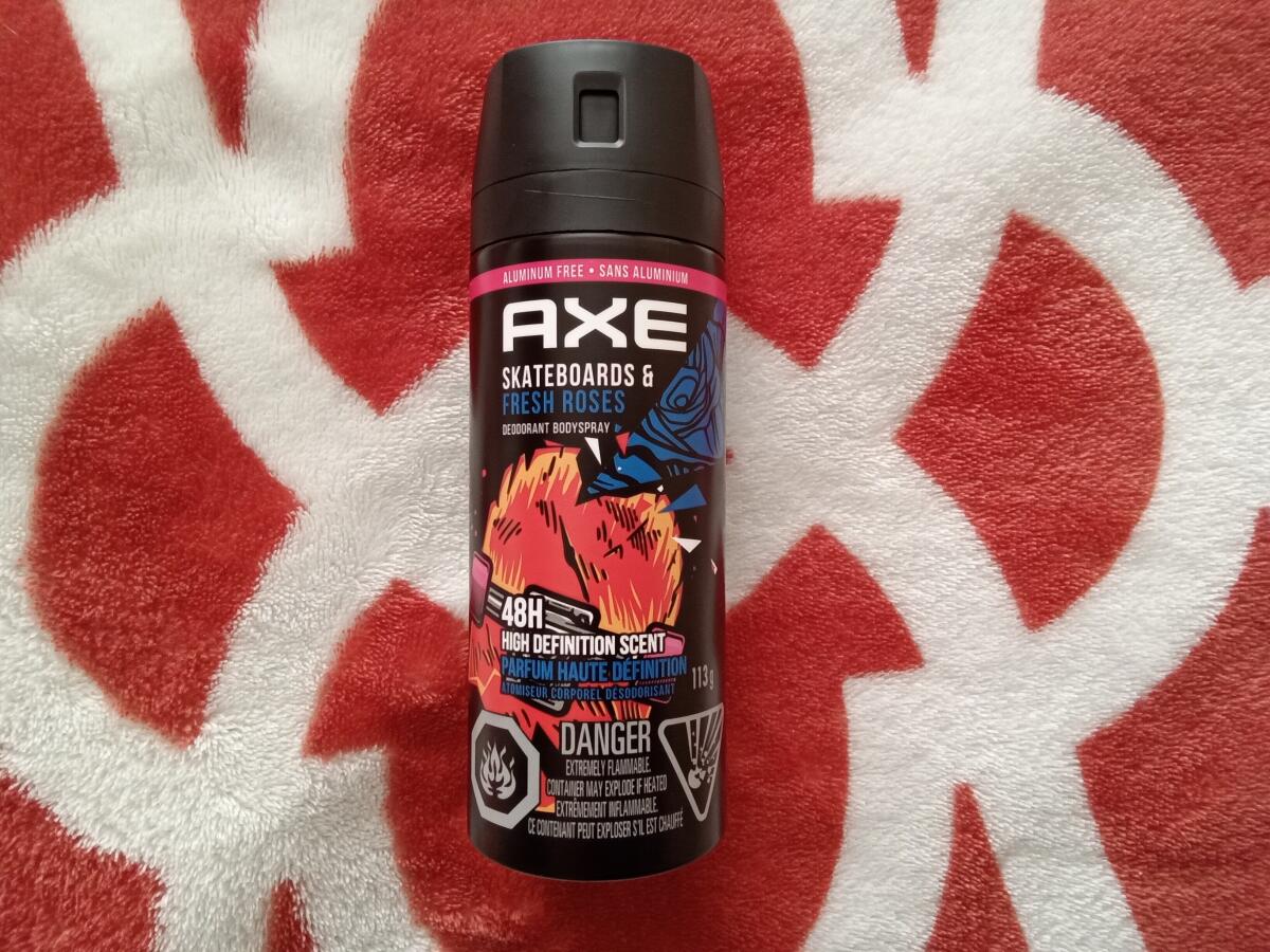 Skateboard & Fresh Roses AXE fragancia - una nuevo fragancia para ...