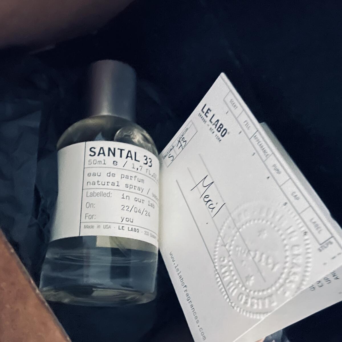 Santal 33 Le Labo аромат — аромат для мужчин и женщин 2011